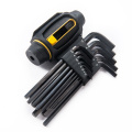 13pcs multi bike bicycle repair hand tool kit metric black finish T handle allen hexagon hex key wrench set